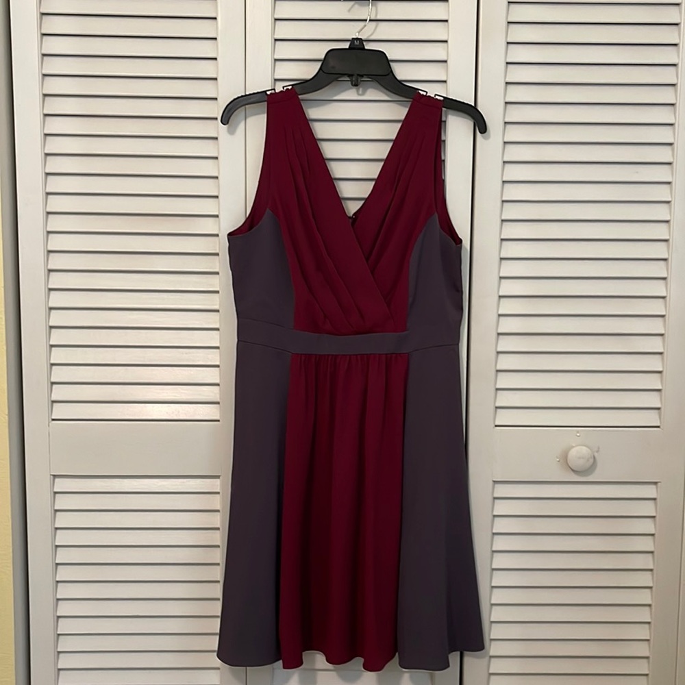 NEW Elle maroon and grey Dress Size 12